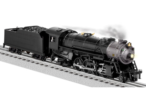 Black Underorcated LEGACY Scale Heavy Mikado 2-8-2 Steam Locomotive